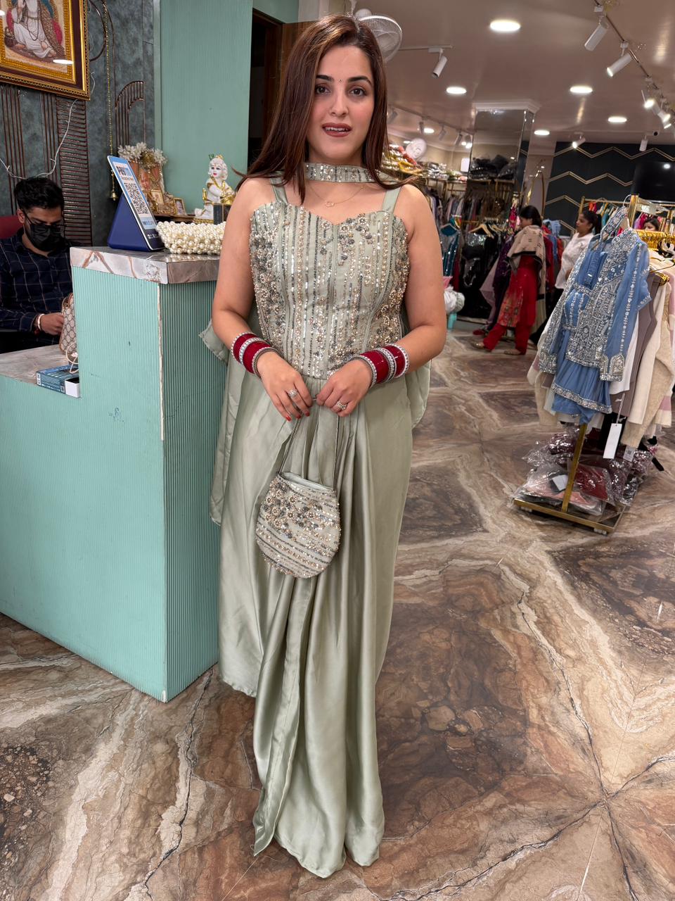 Pranali Indo Western set