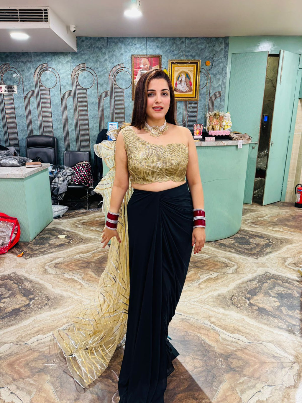 Weaver indo western set