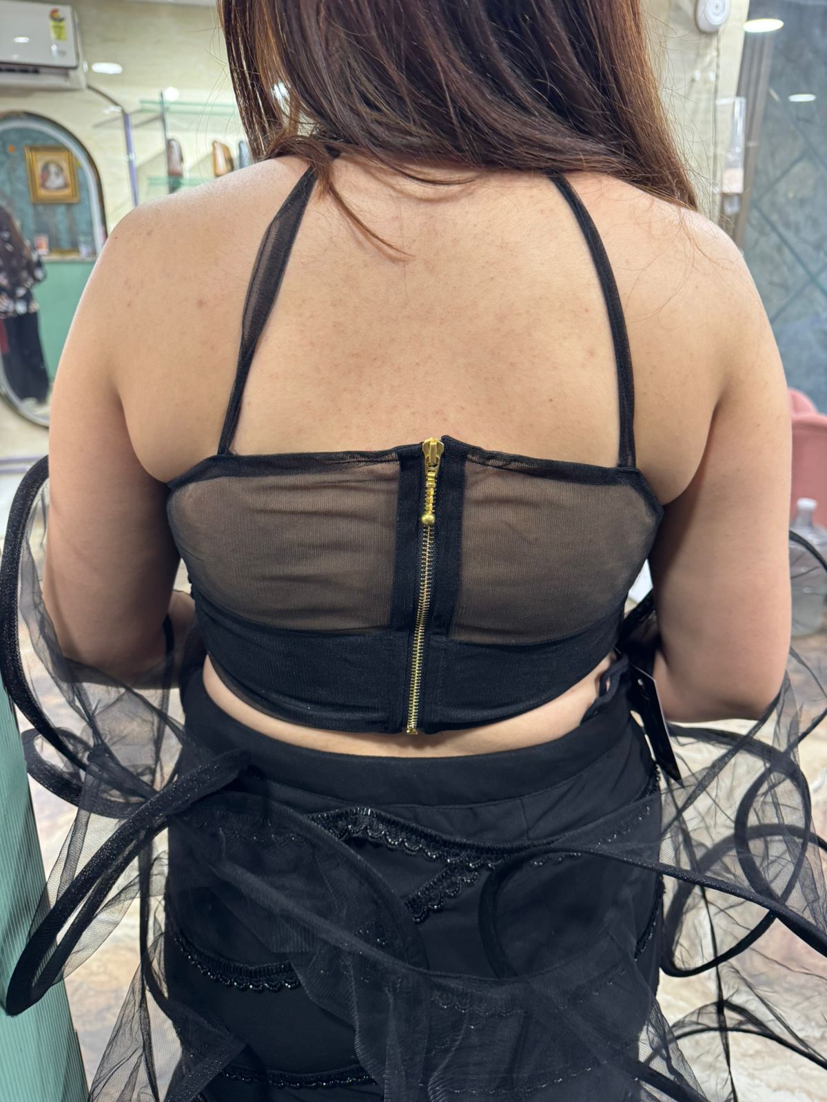 Guppy fish cut lahanga set