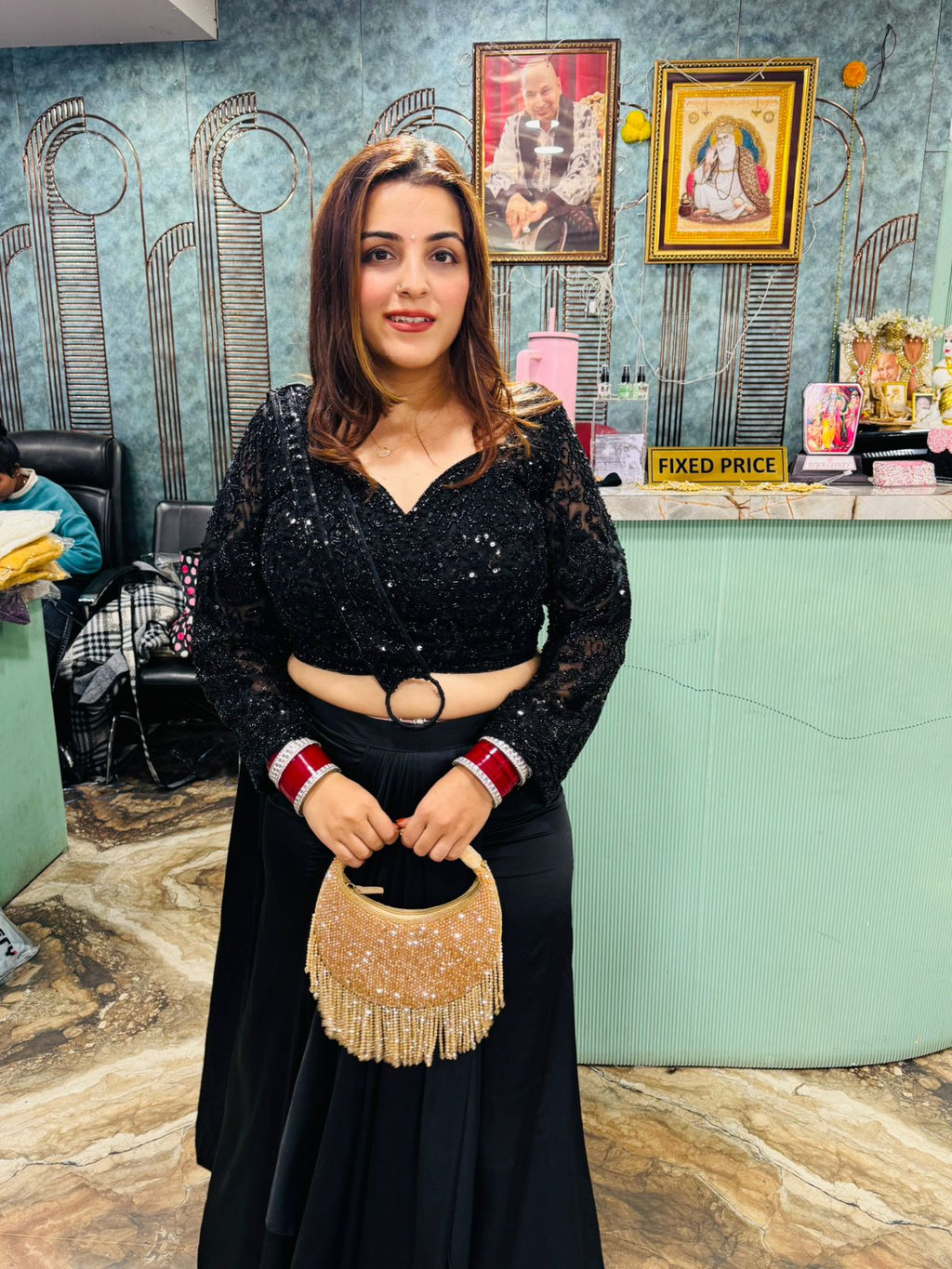 Goby indo western two pc set