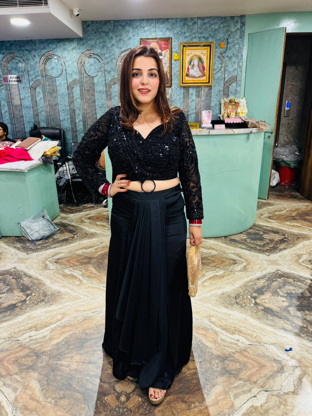 Goby indo western two pc set