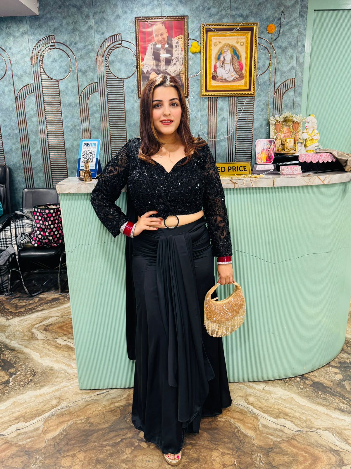 Goby indo western two pc set