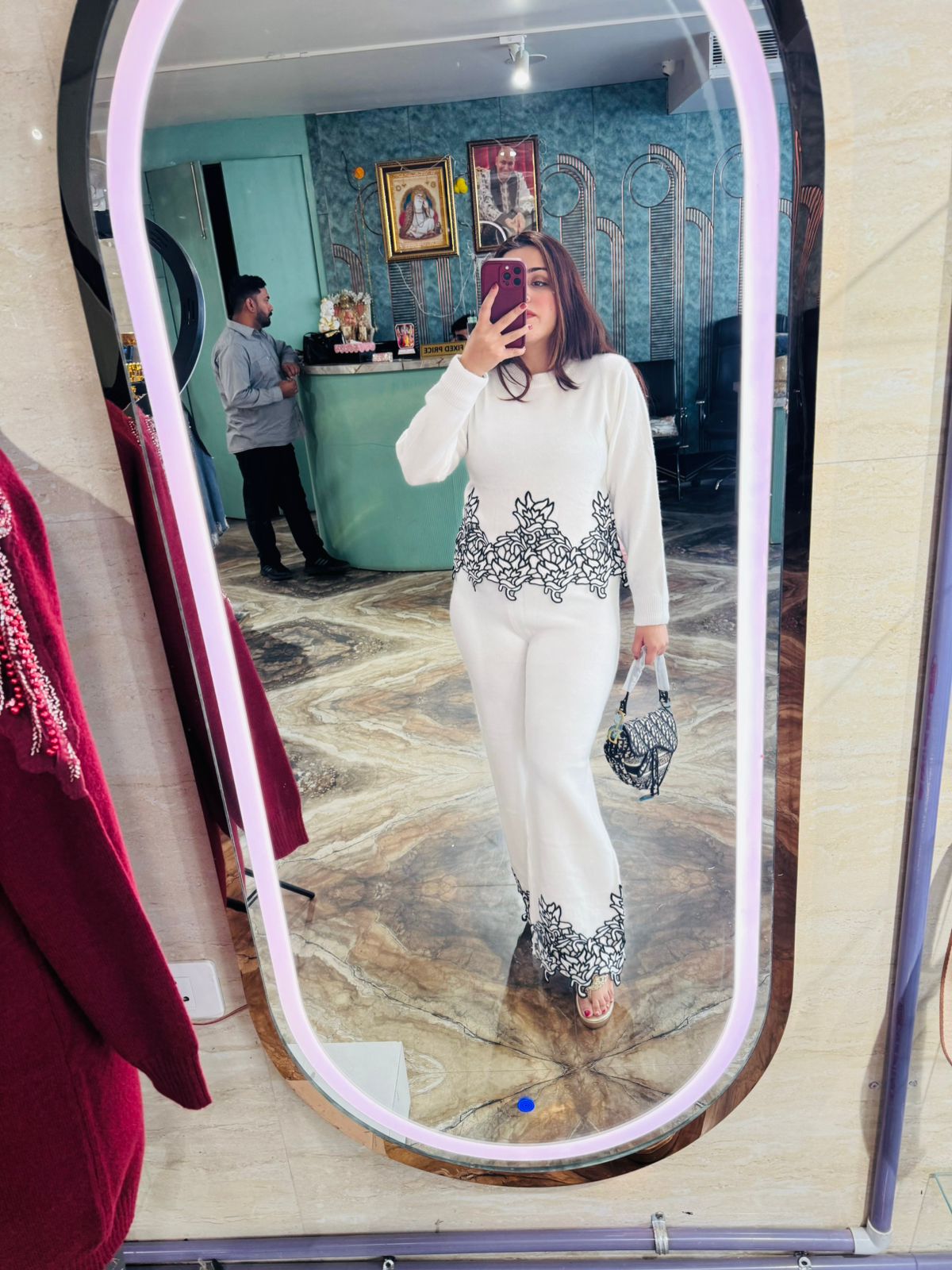 Shaira woollen cord set