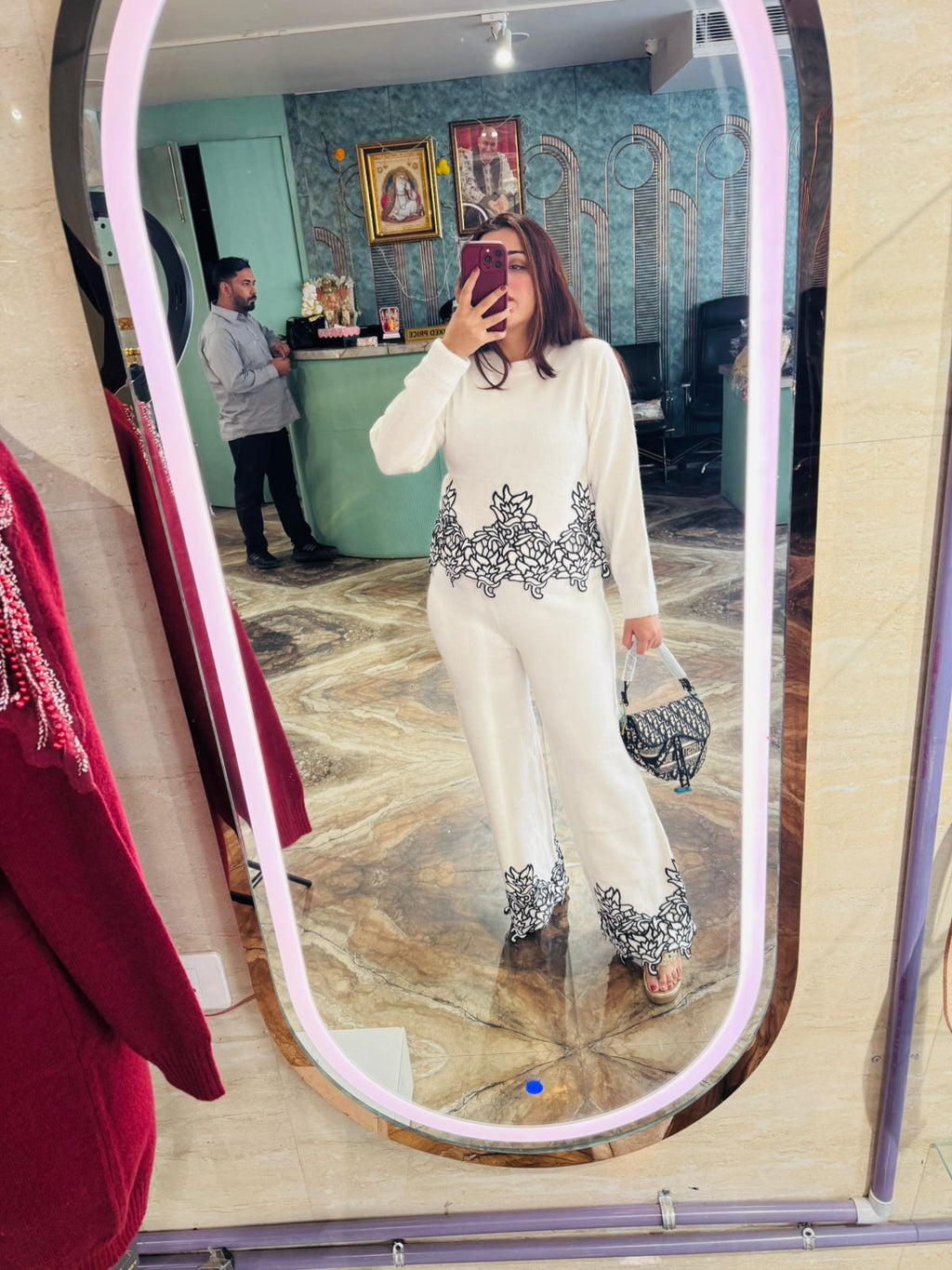 Shaira woollen cord set