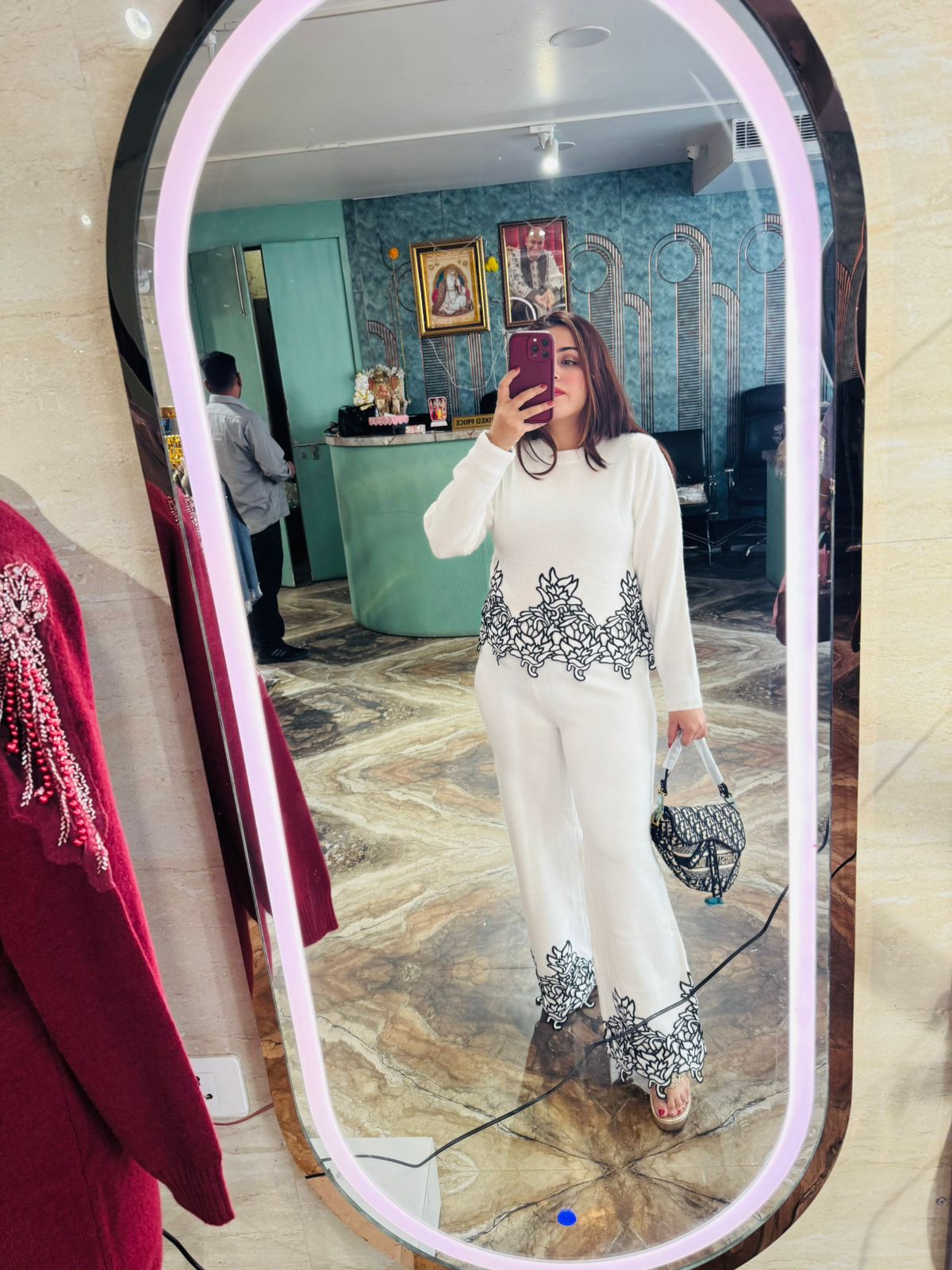 Shaira woollen cord set