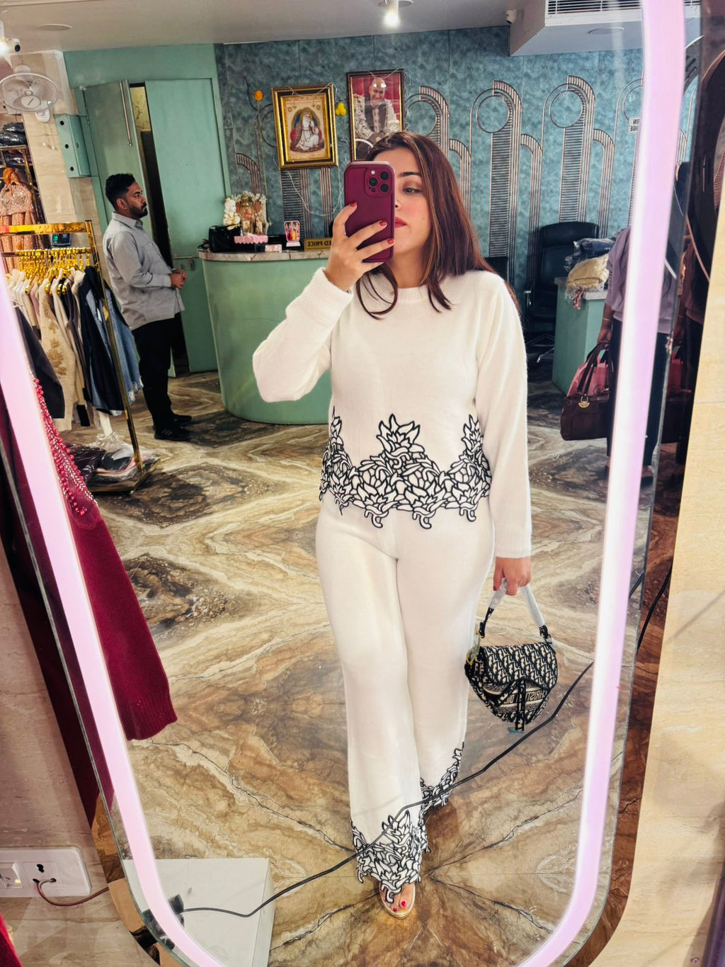 Shaira woollen cord set