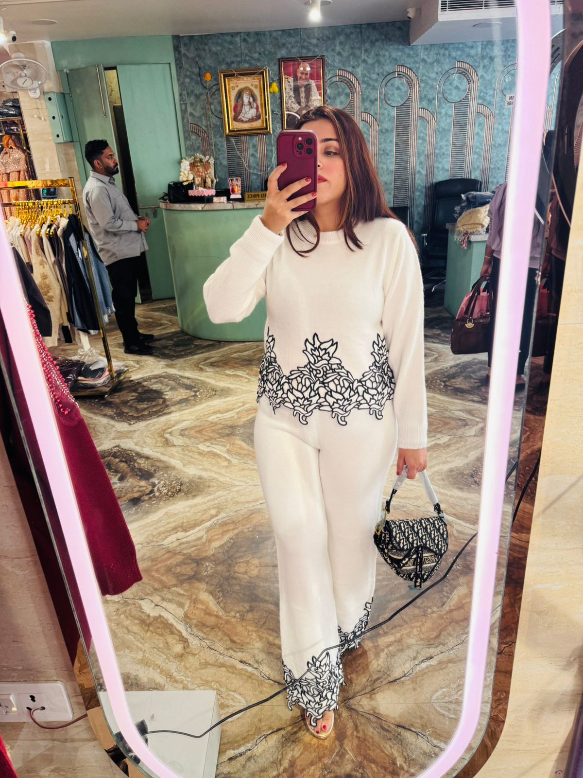 Shaira woollen cord set