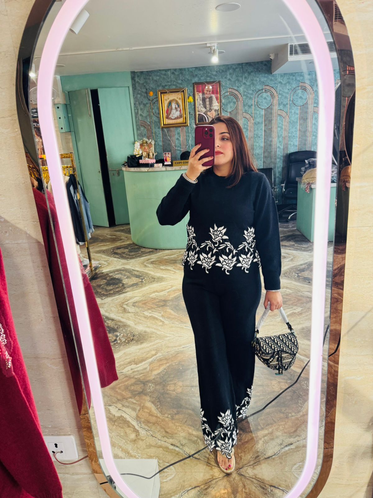 Shaira woollen cord set