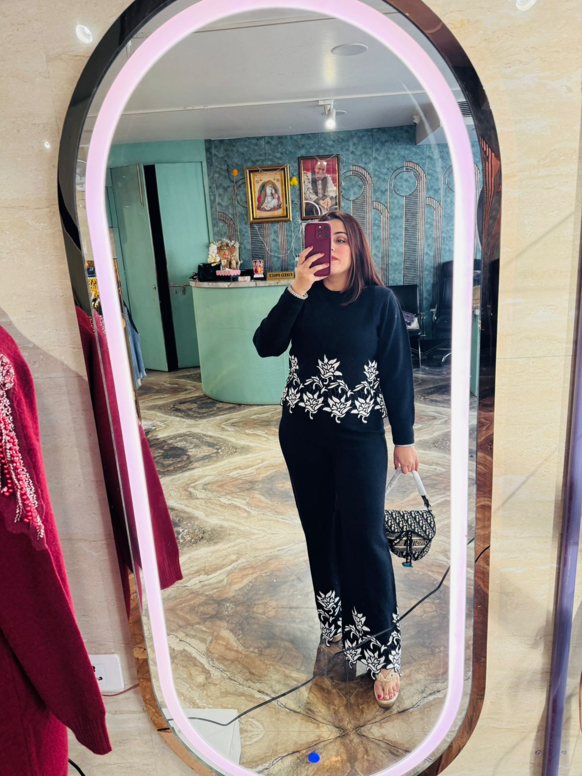 Shaira woollen cord set