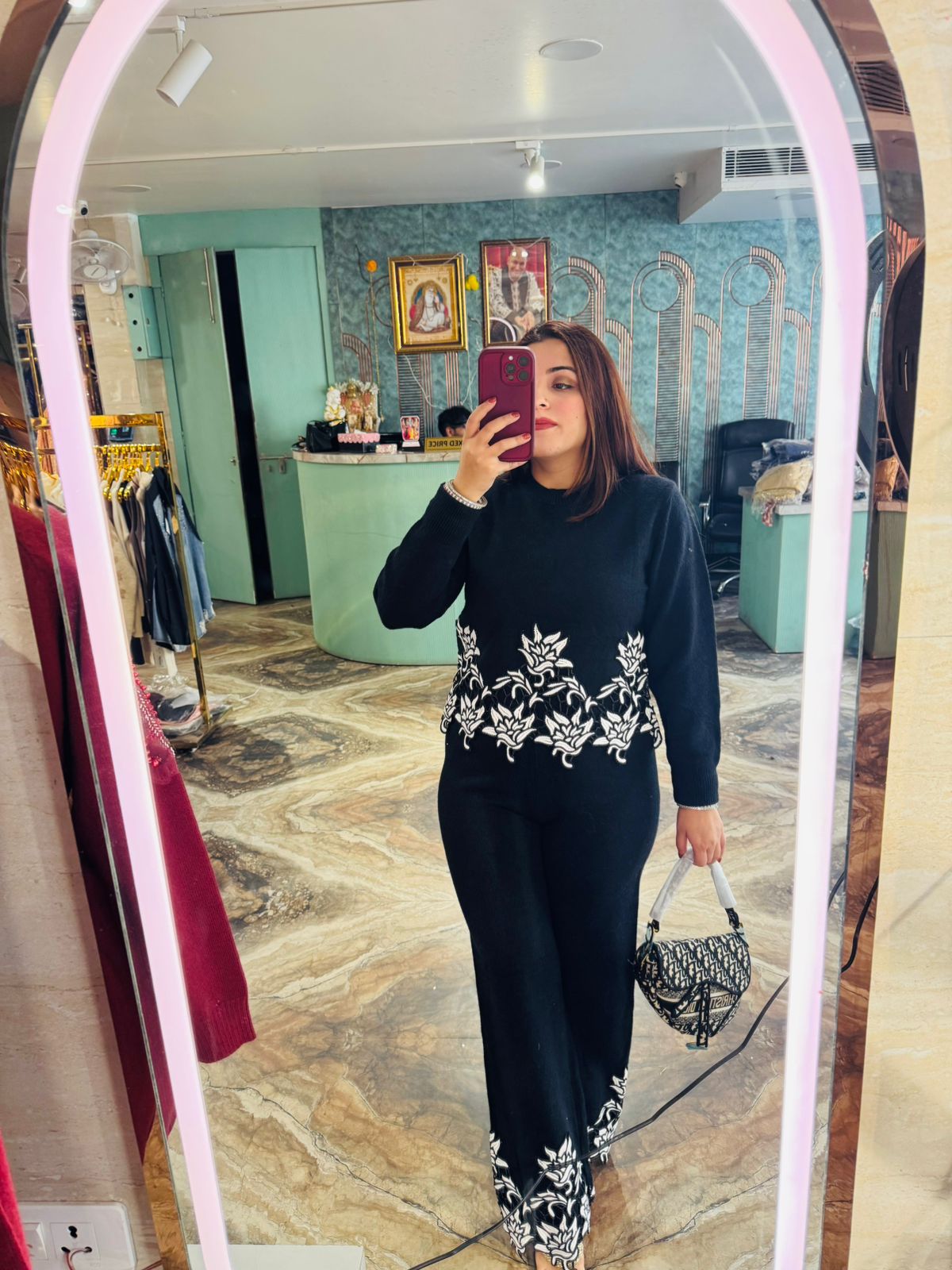 Shaira woollen cord set