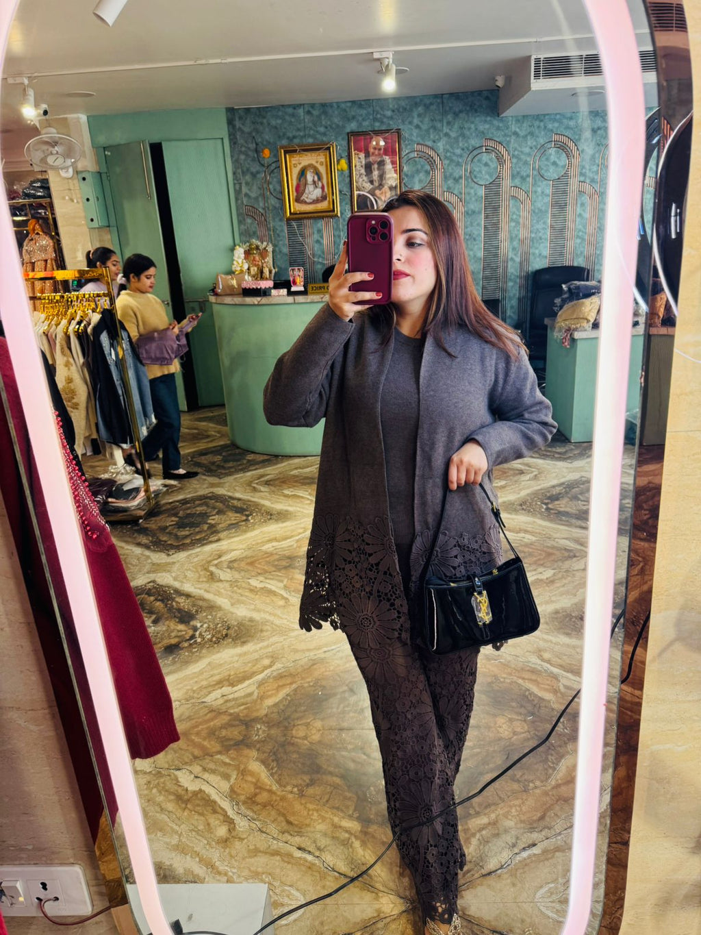 Woolen three piece set