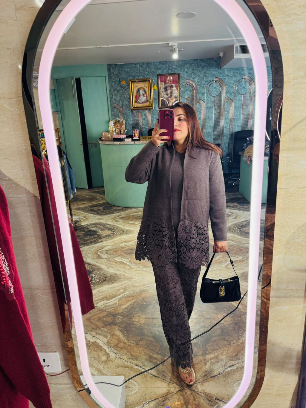 Woolen three piece set