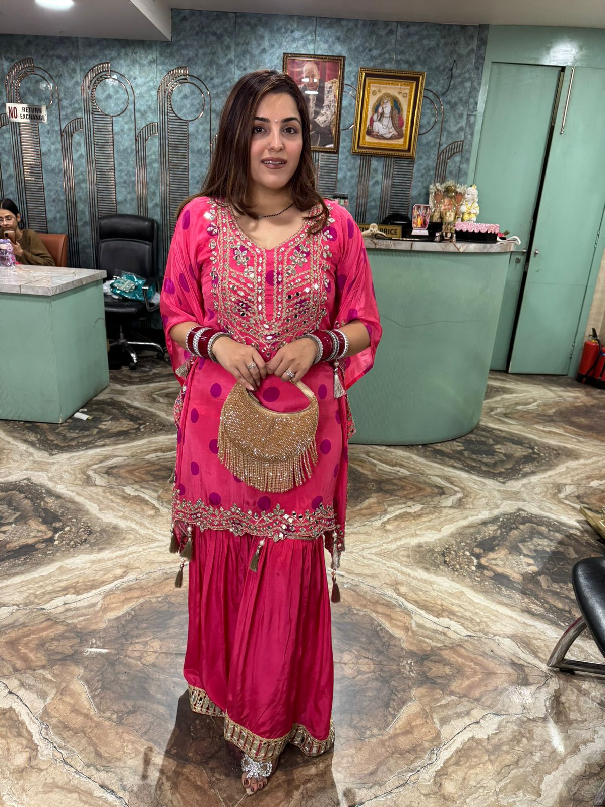 Warbler kaftan style two pc set