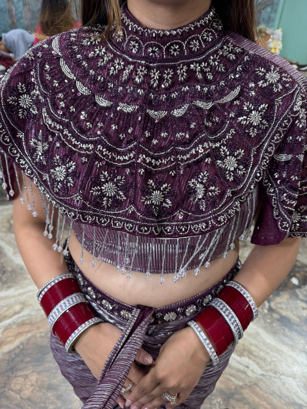 Bulbul dhoti style skirt set