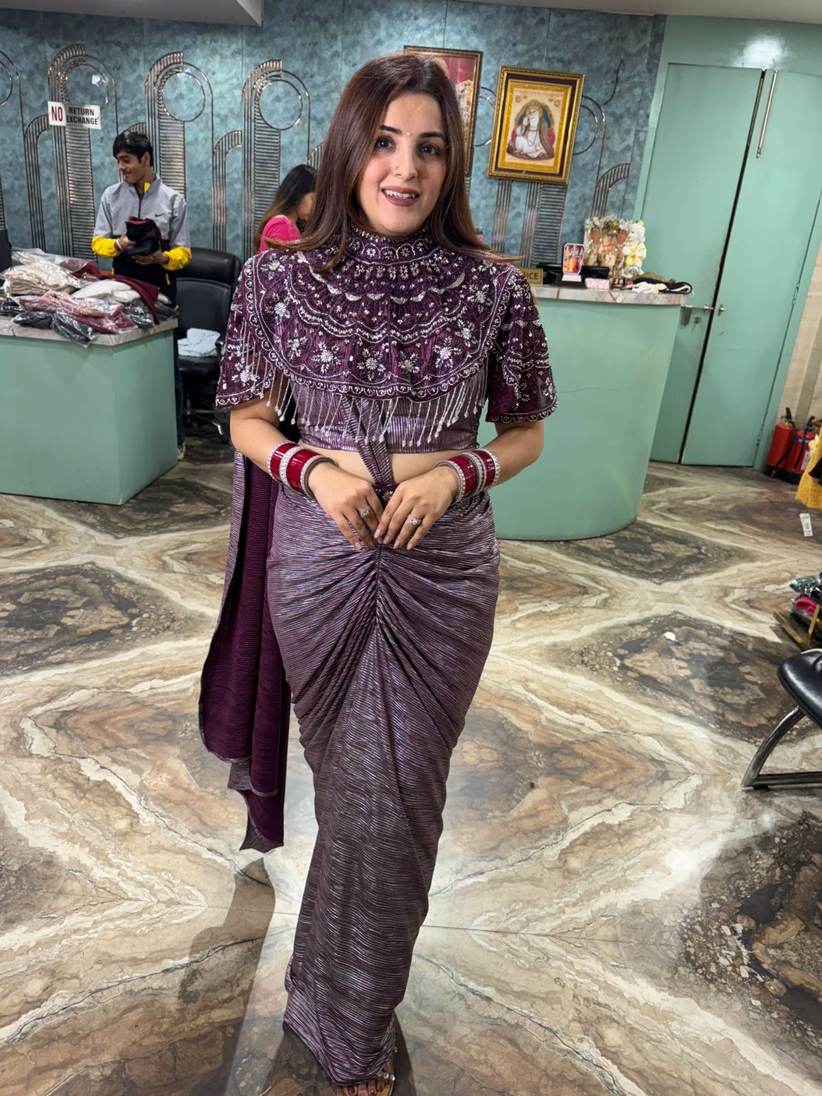 Bulbul dhoti style skirt set