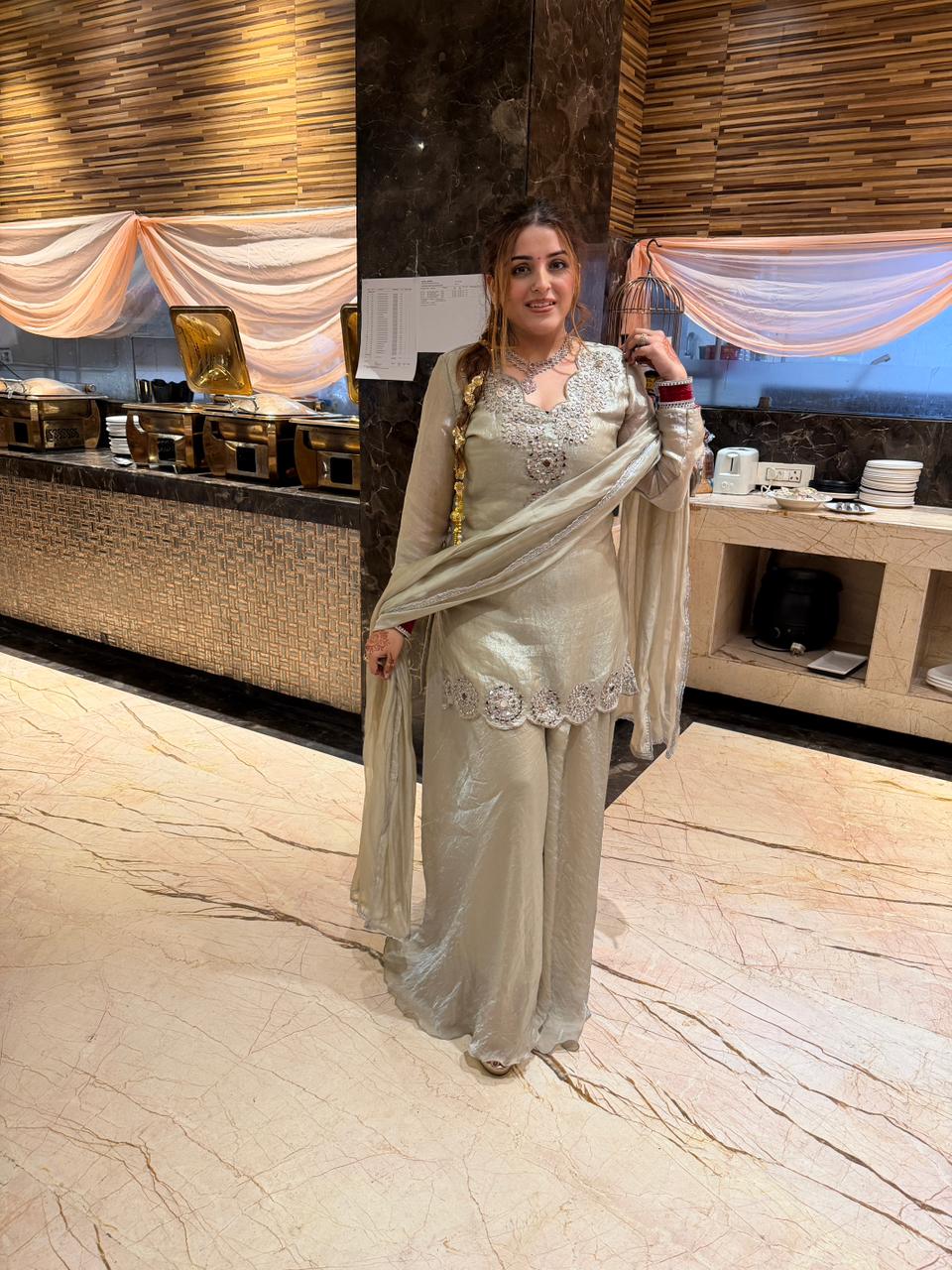 Jhanak Mirror-Work three piece Set