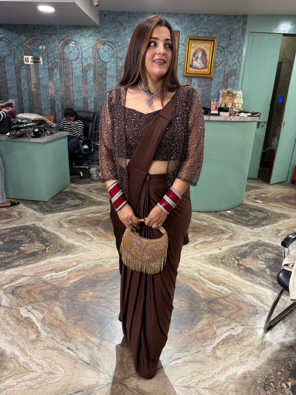 Ariya Pre-draped saree