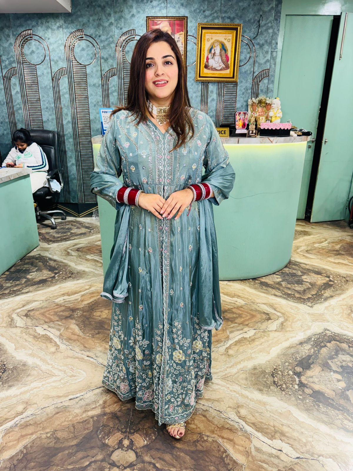 Nayika anarkali suit