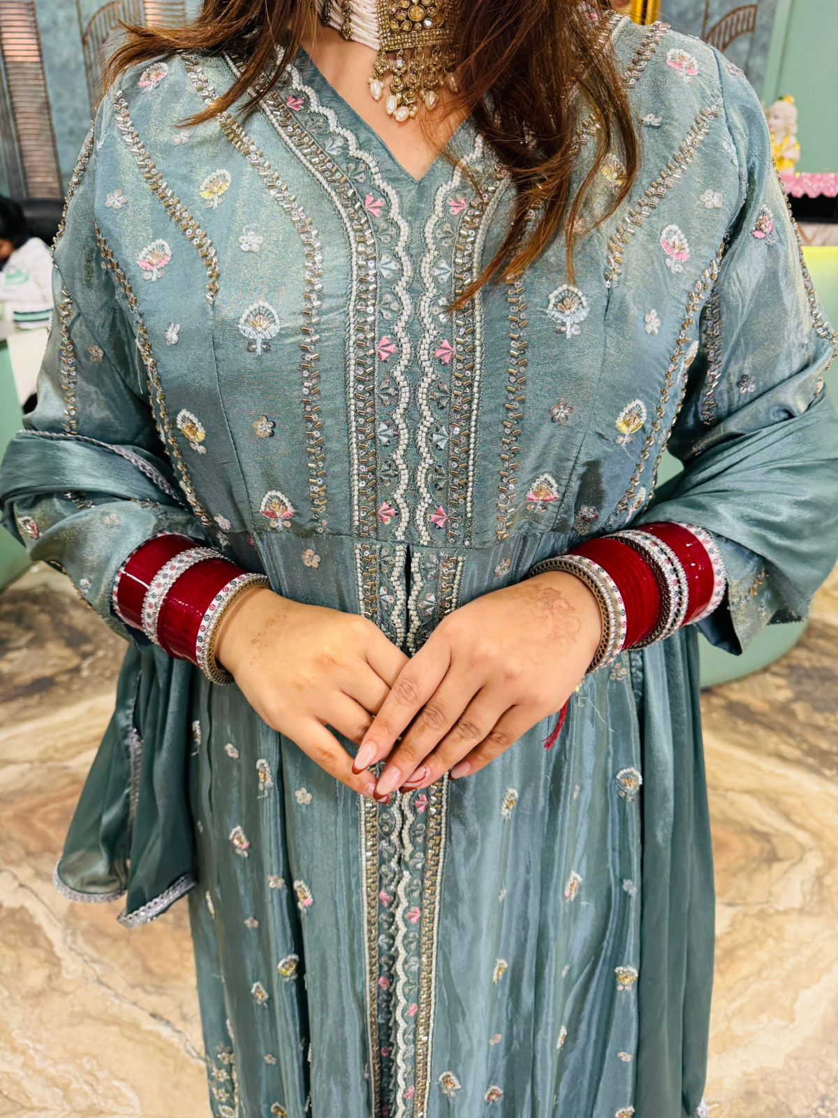 Nayika anarkali suit