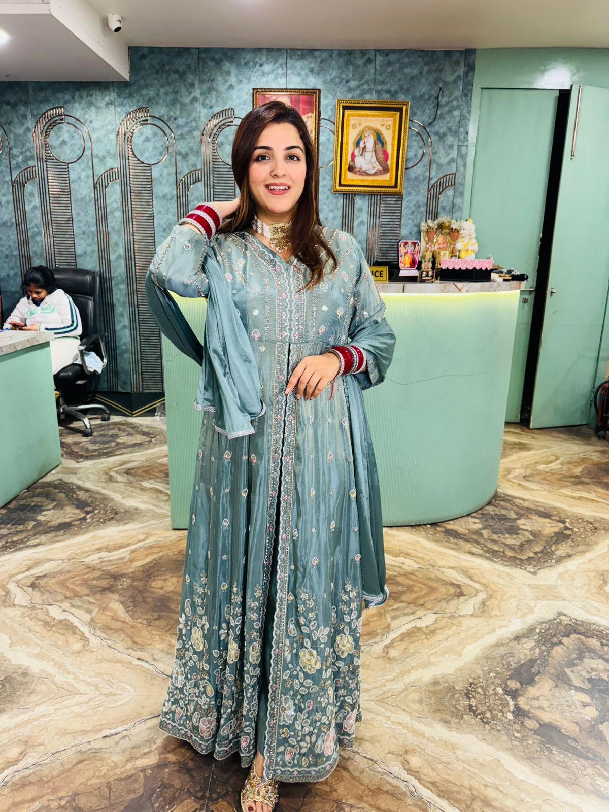 Nayika anarkali suit