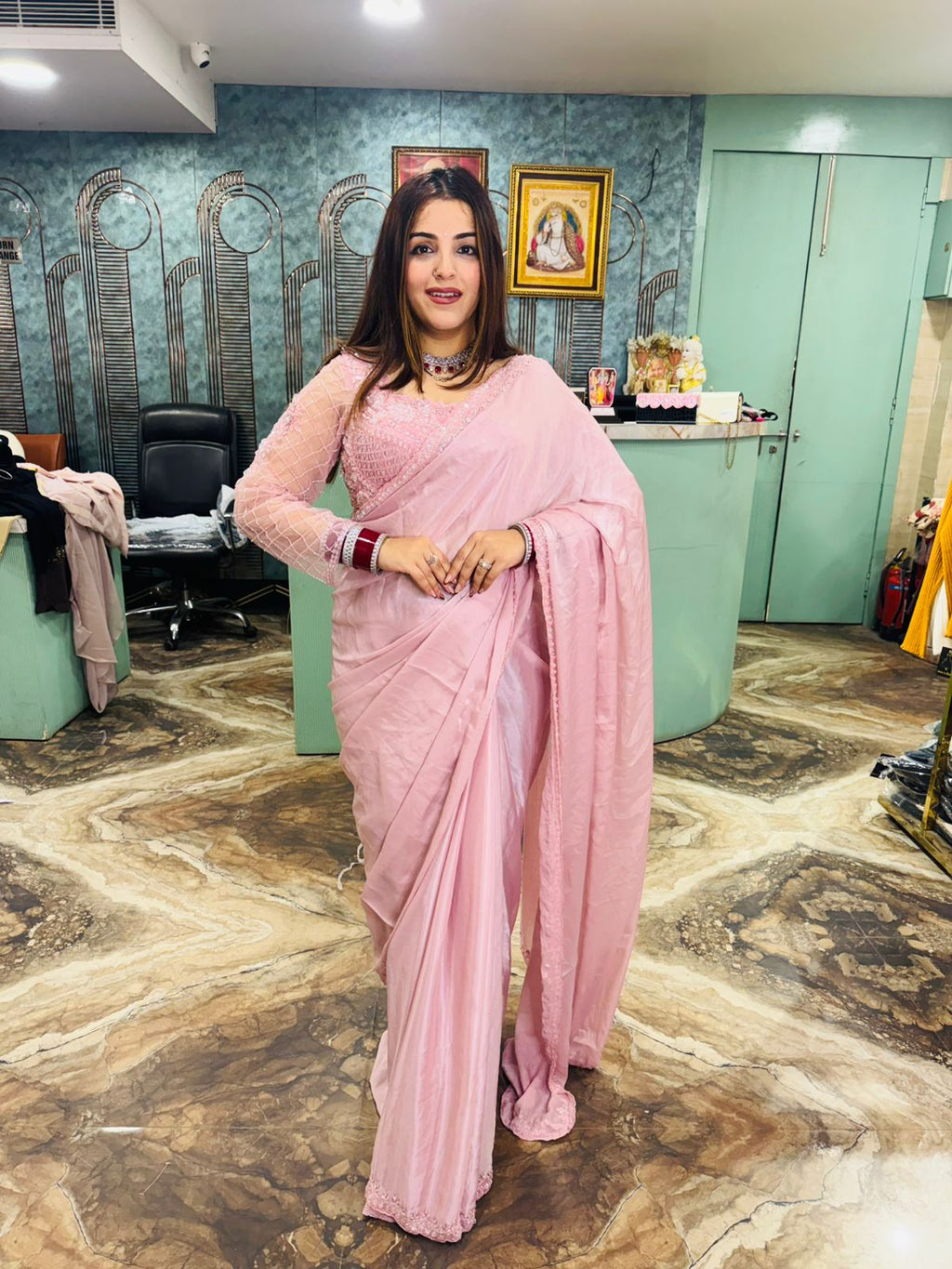 Avni without drape saree set