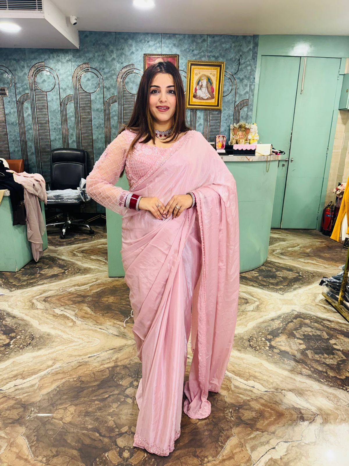 Avni without drape saree set