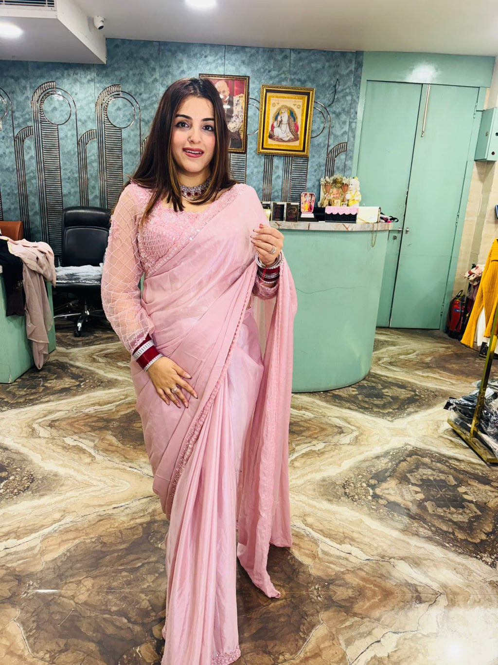 Avni without drape saree set