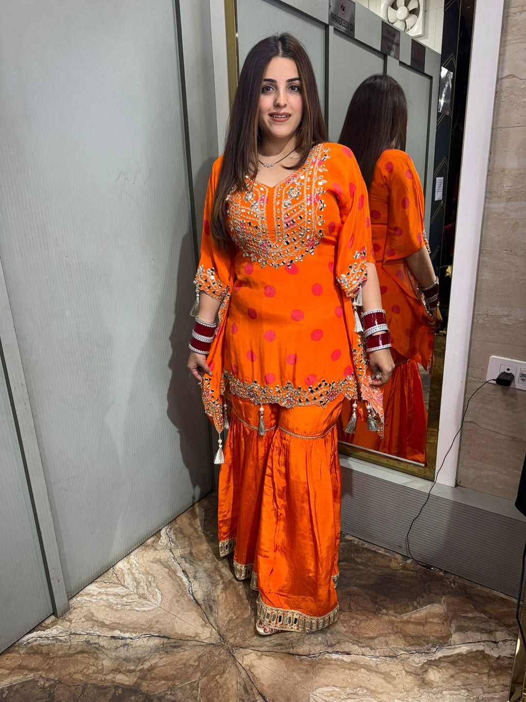 Warbler kaftan style two pc set