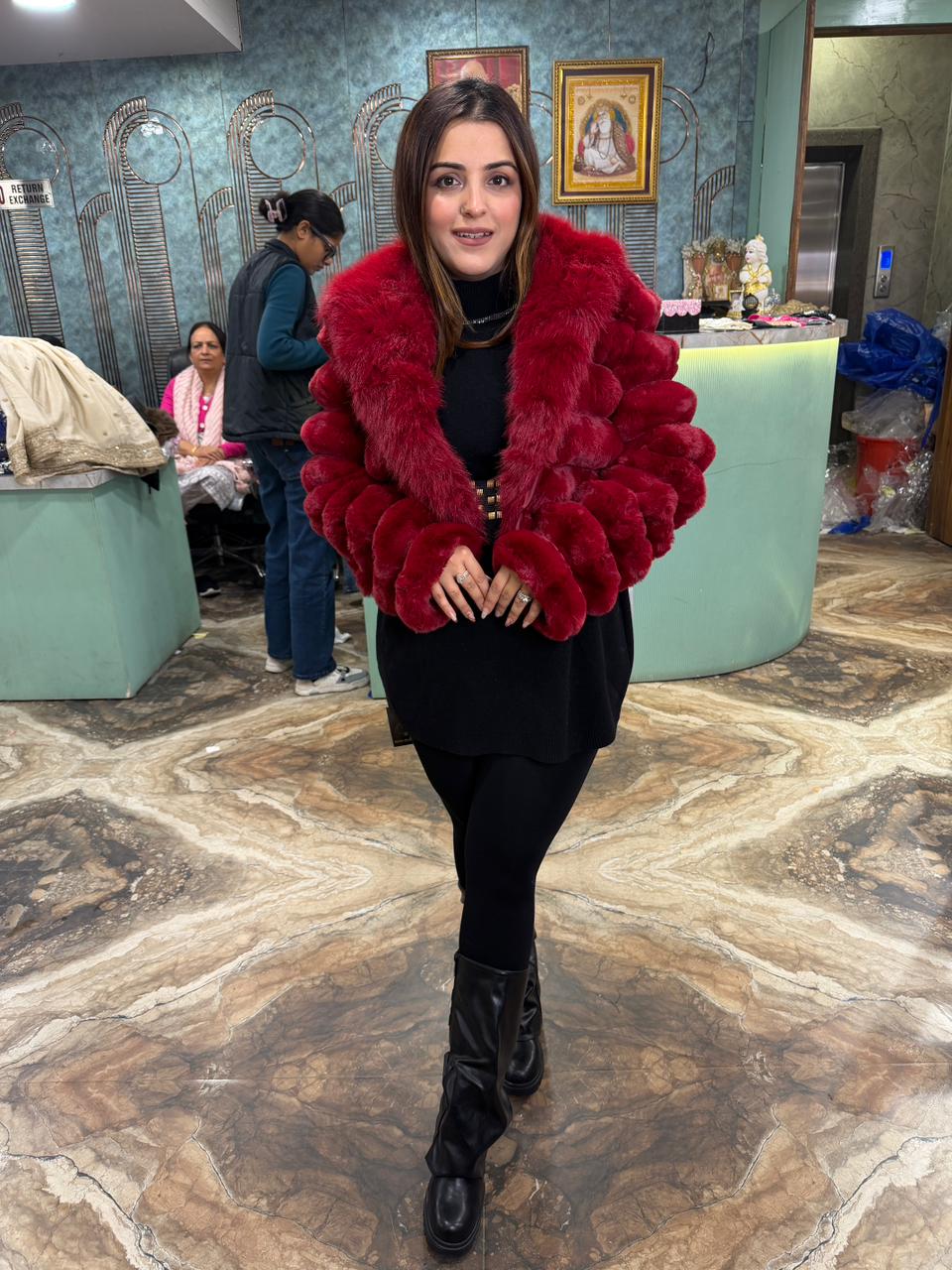 Fur Bubble Jacket