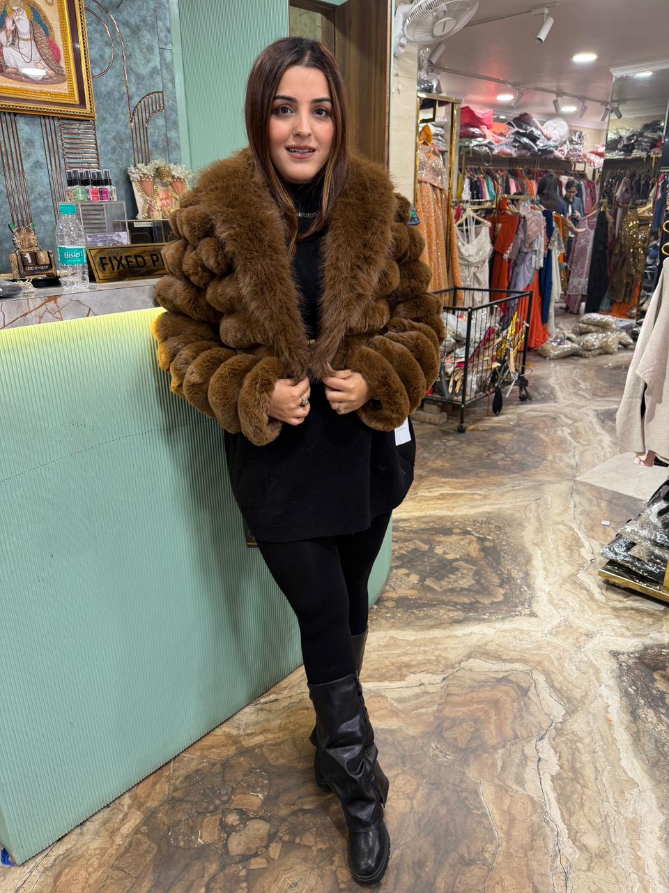 Fur Bubble Jacket