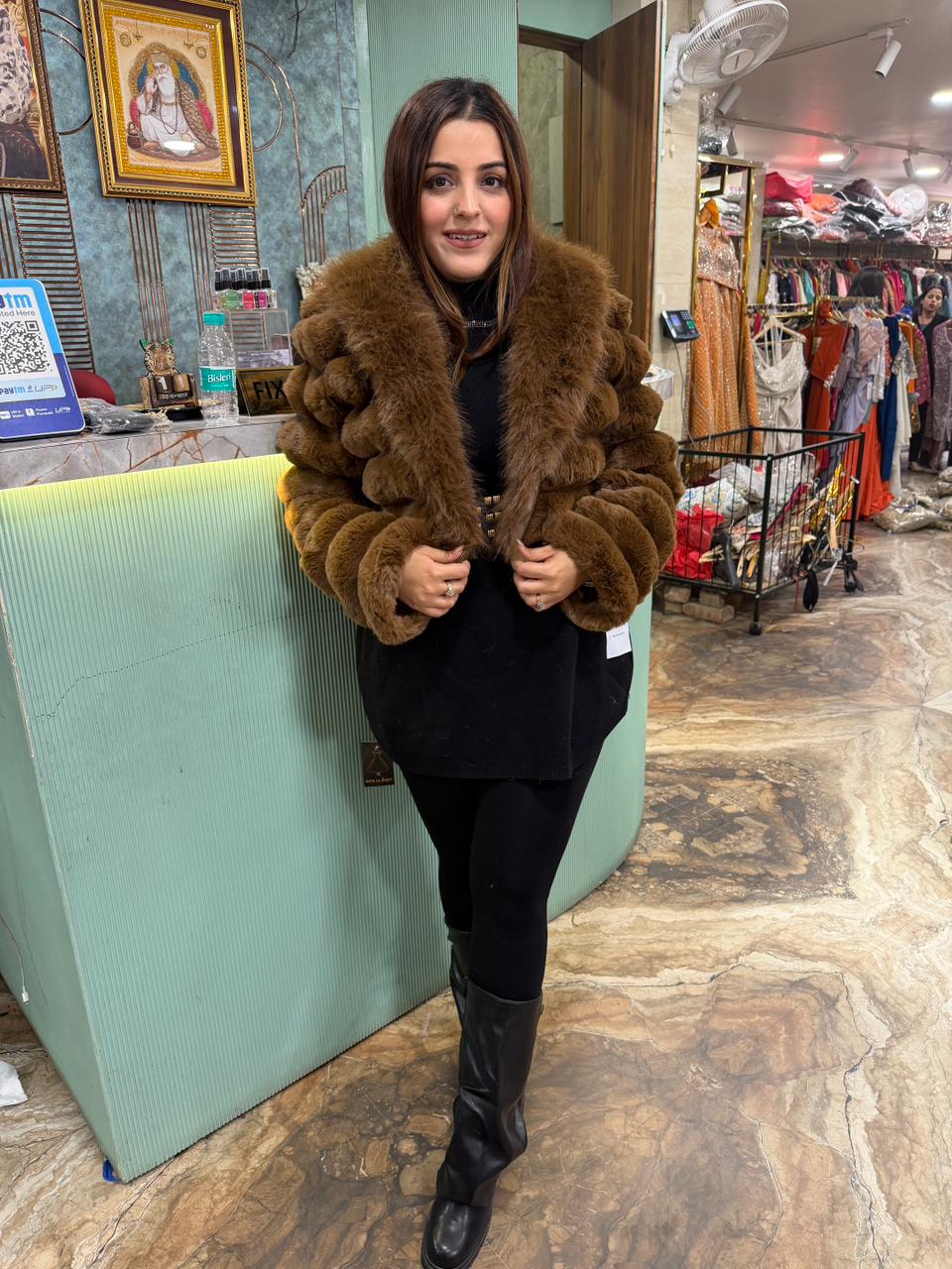 Fur Bubble Jacket