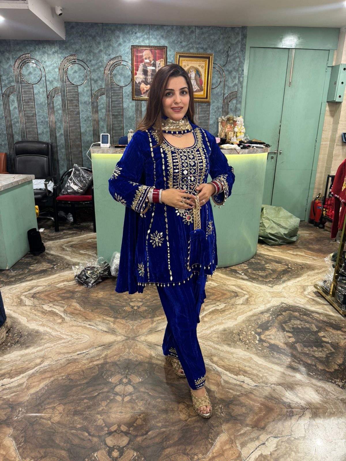 Royal Velvet  Punjabi Suit