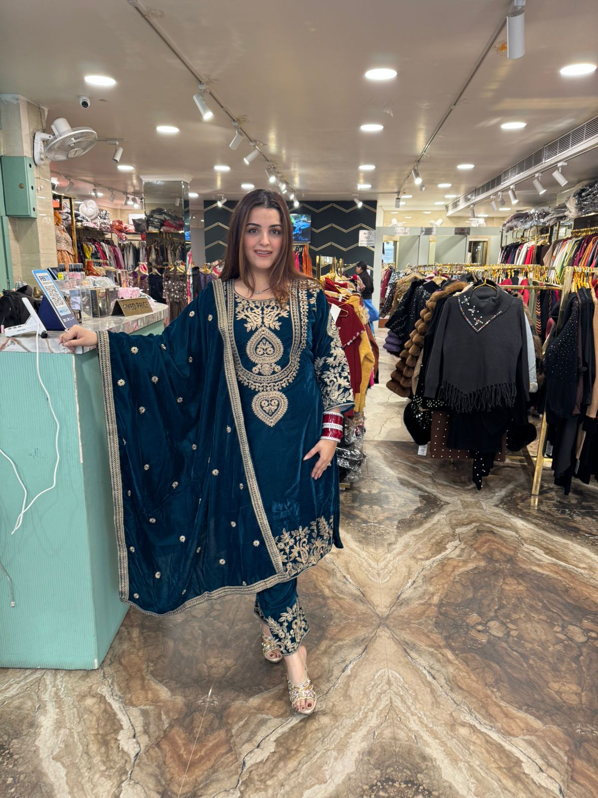 Nira suit set with Dupatta