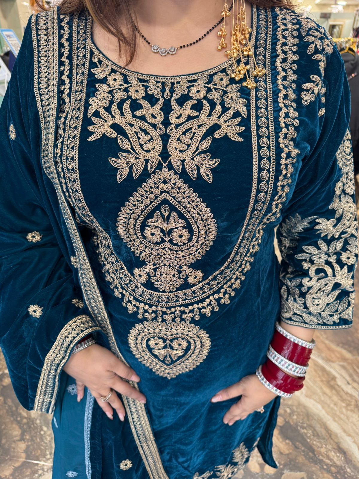 Nira suit set with Dupatta