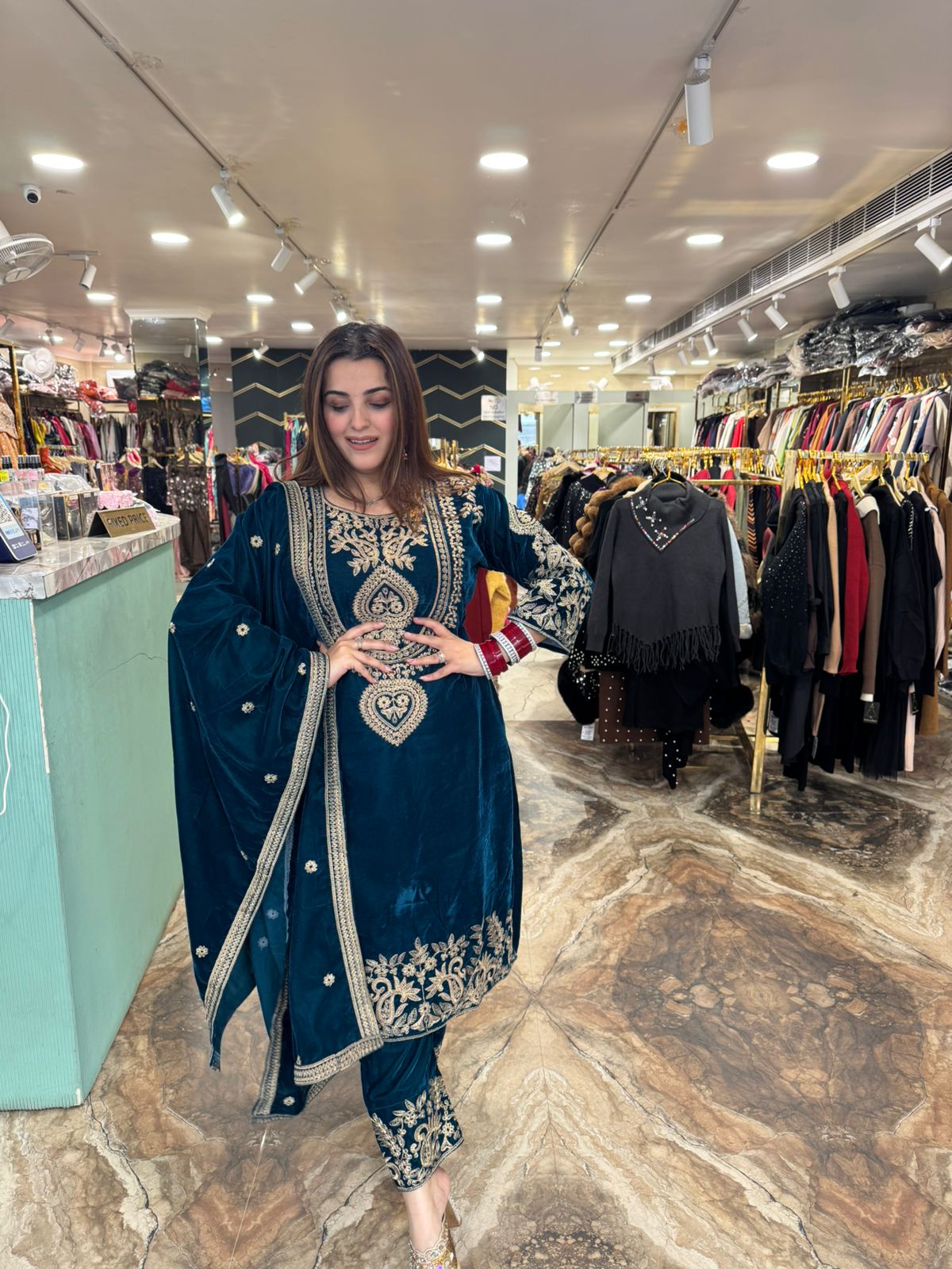 Nira suit set with Dupatta