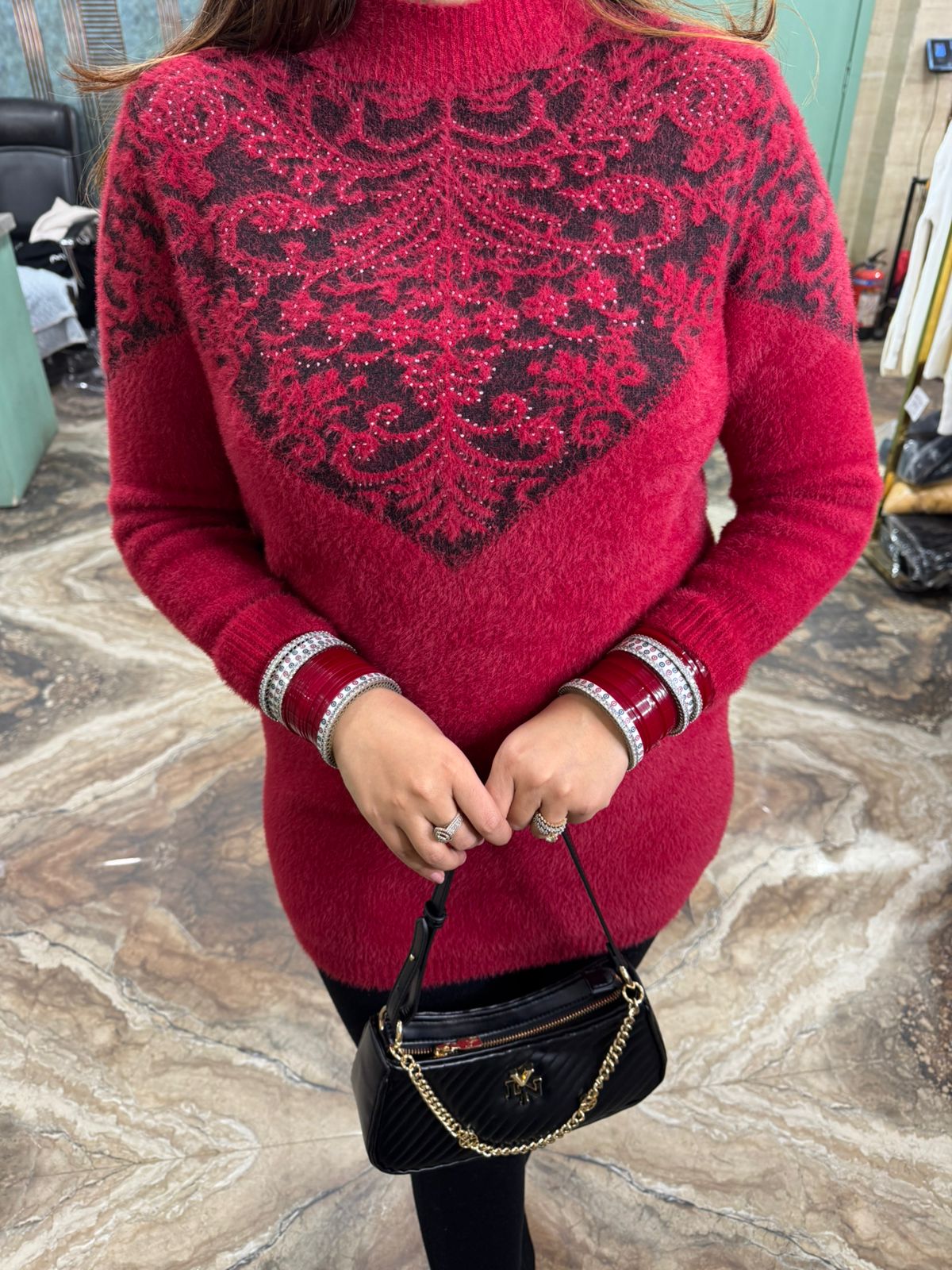 Ruhana Woolen Long Top