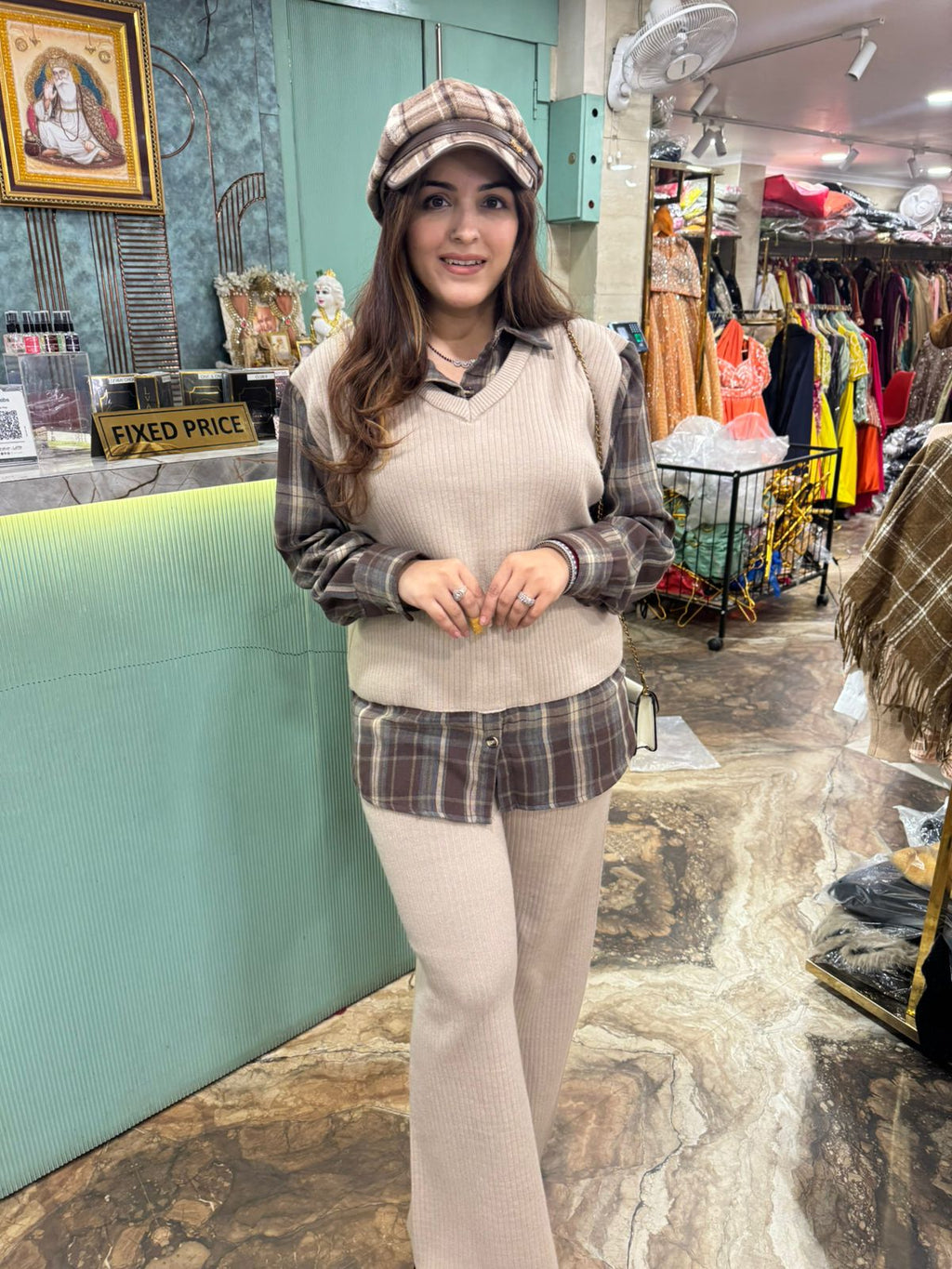 Lina woollen cord set