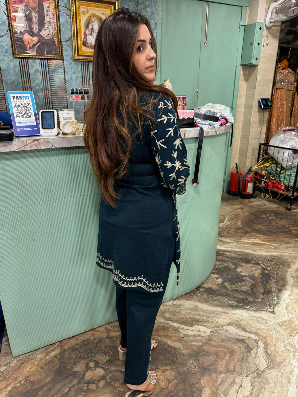 Nishu Hand-Embroidered Kurti Set