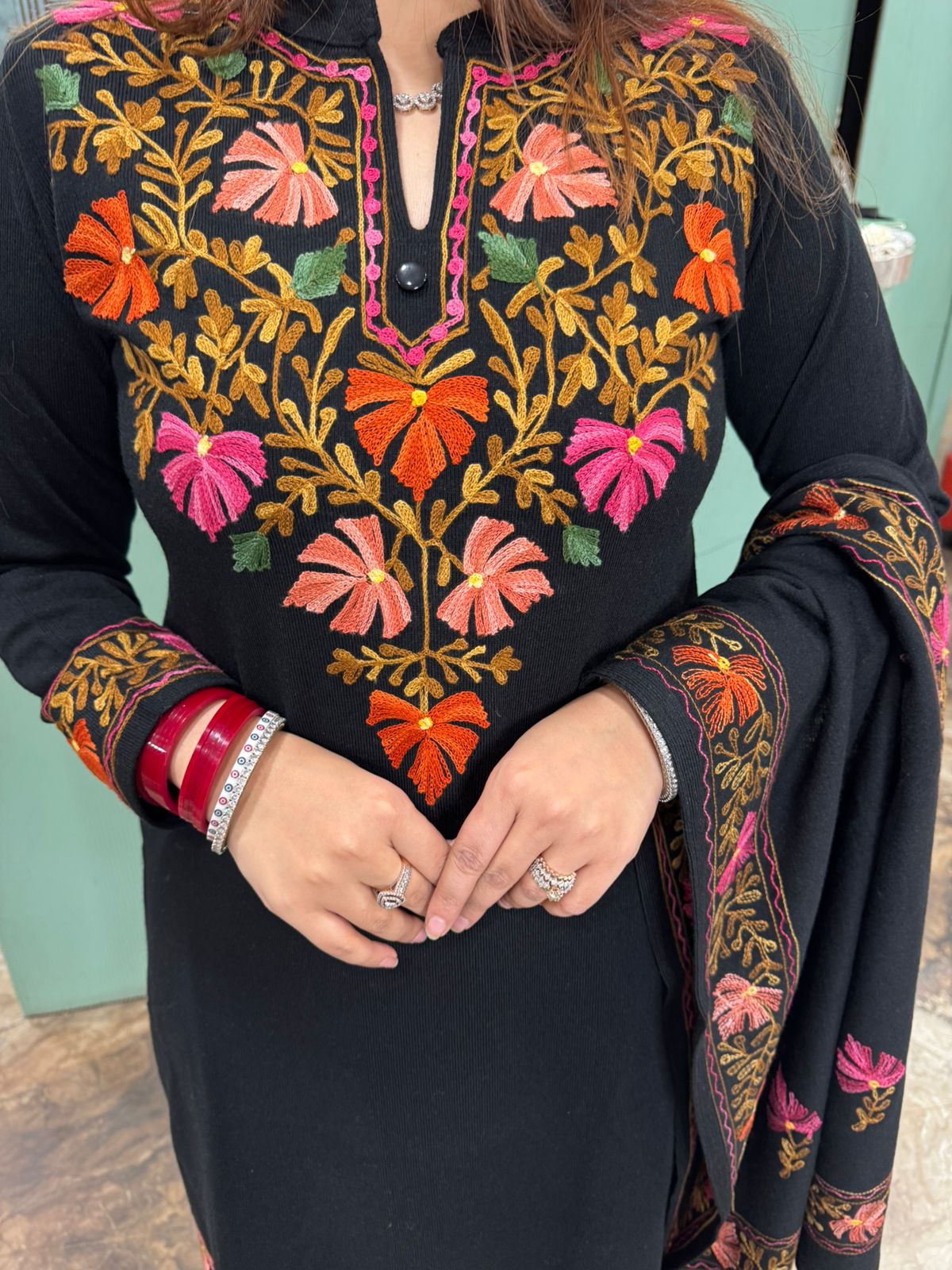 Sneha Kashmiri cord set