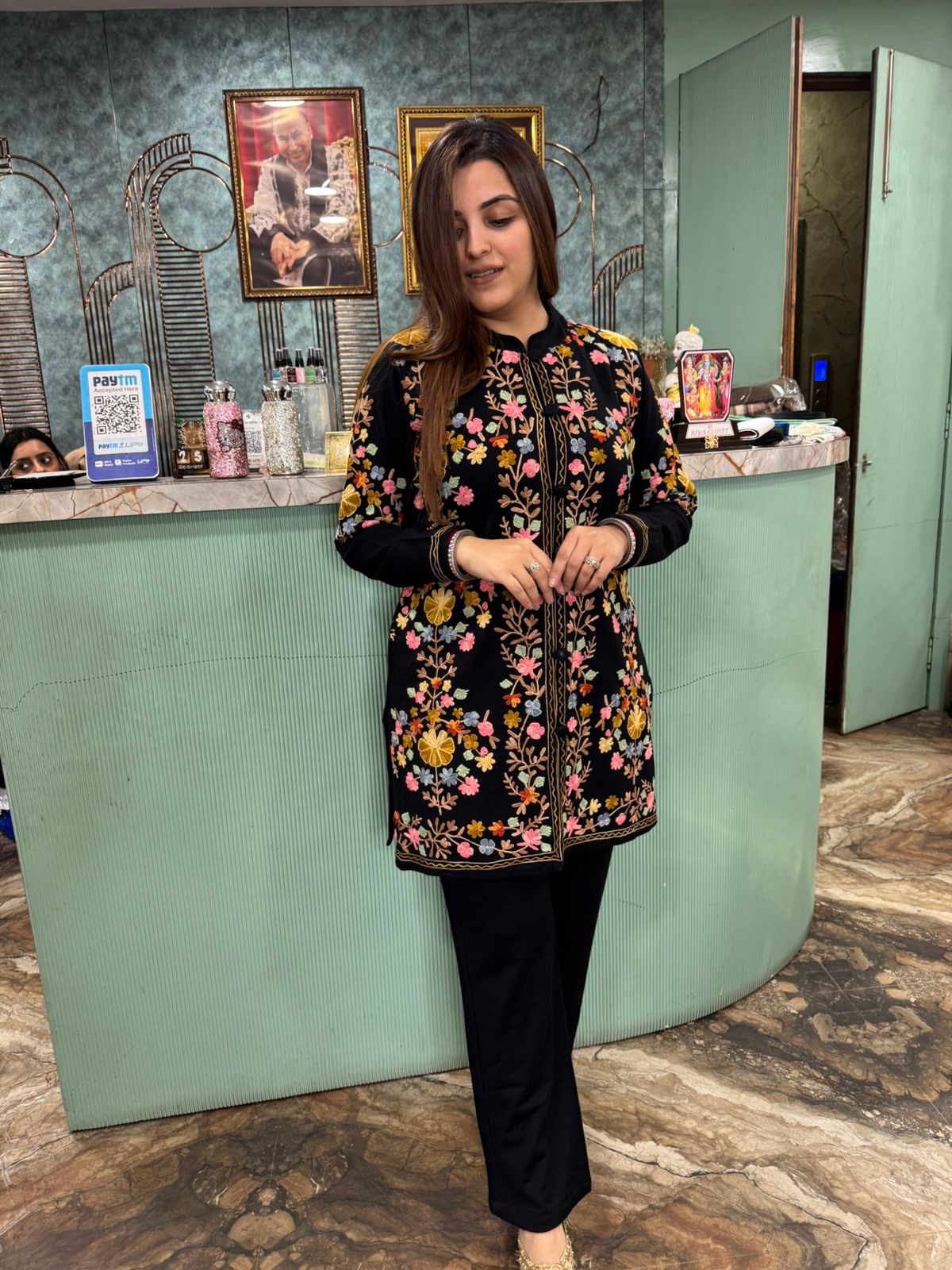 Ruh kashmiri  Embroidered  three piece set