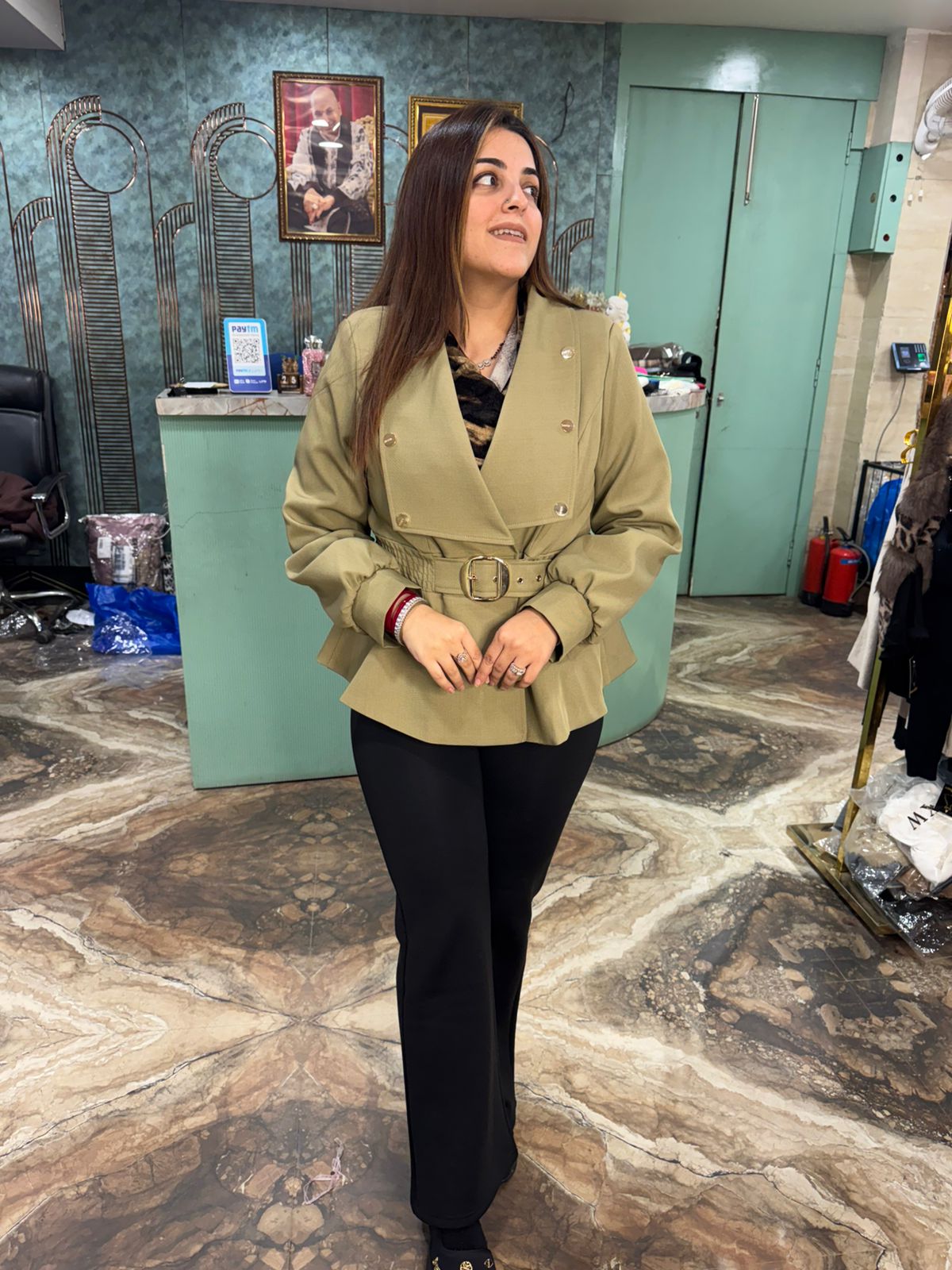 Nina Chic Belted Blazer