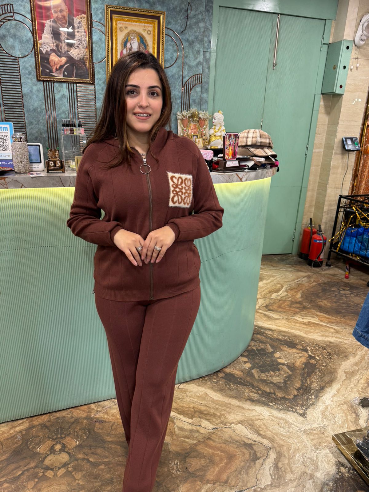 Rusi Knitted Hooddy Co-Ord Set