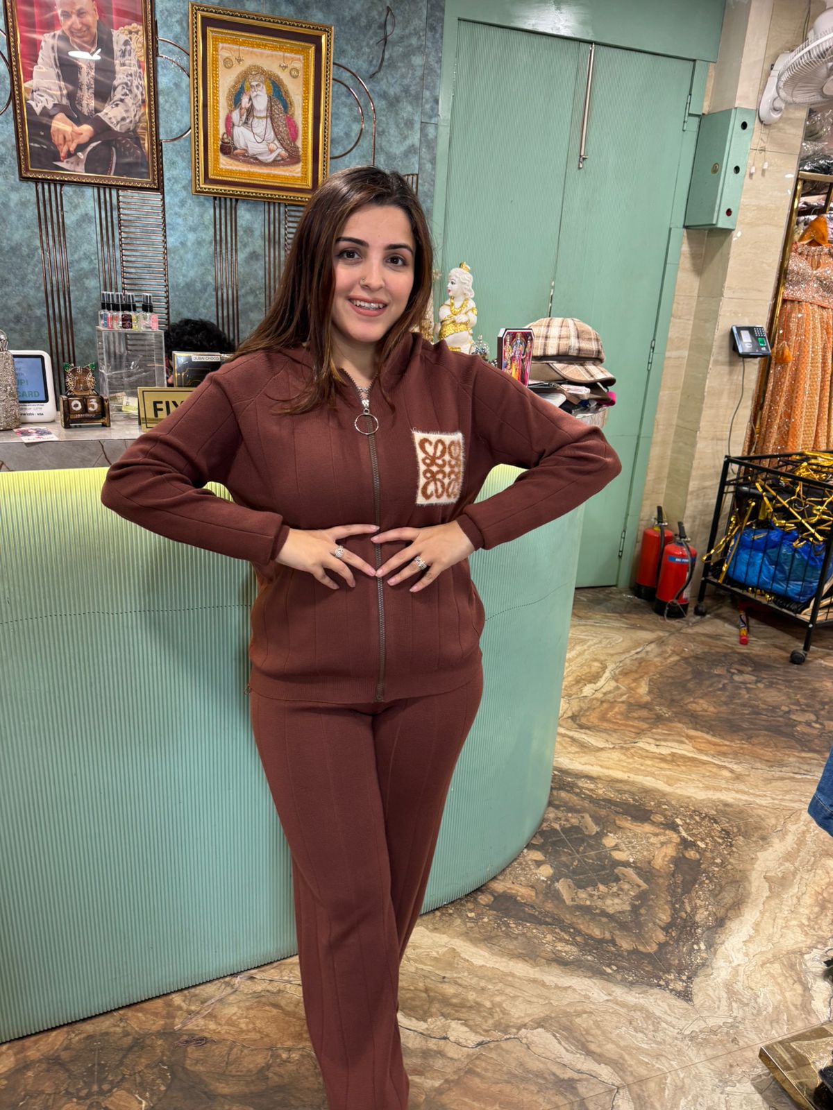 Rusi Knitted Hooddy Co-Ord Set