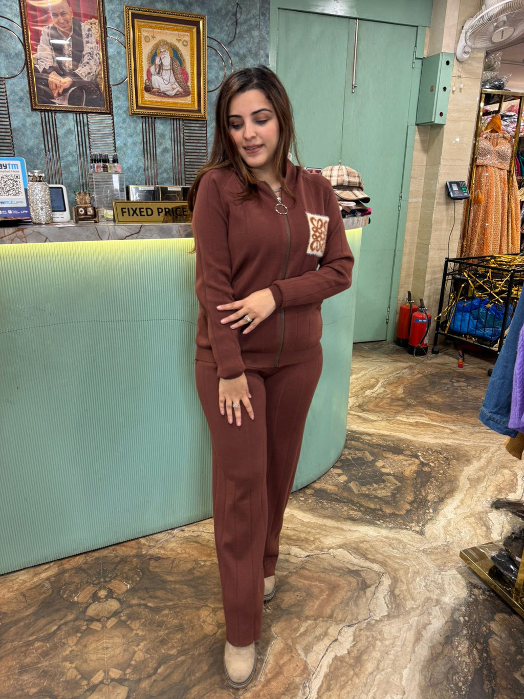 Rusi Knitted Hooddy Co-Ord Set