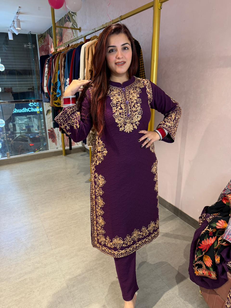 Misaki woolen cord set