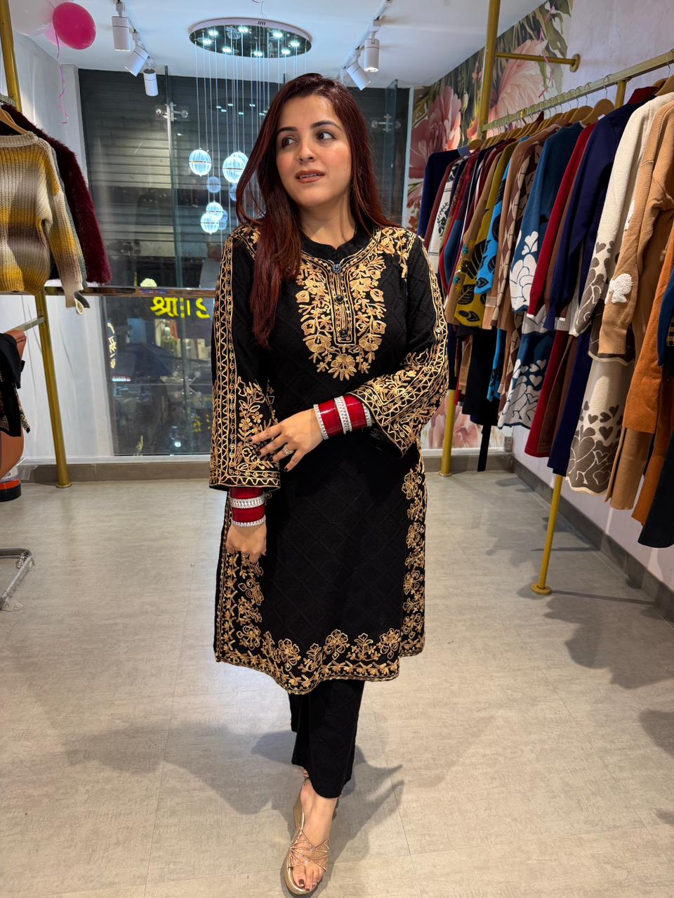 Misaki woolen cord set