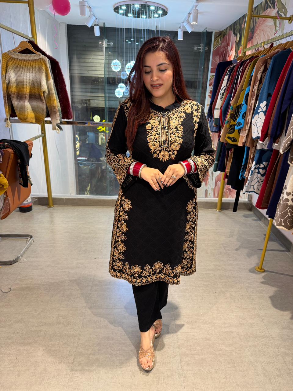 Misaki woolen cord set