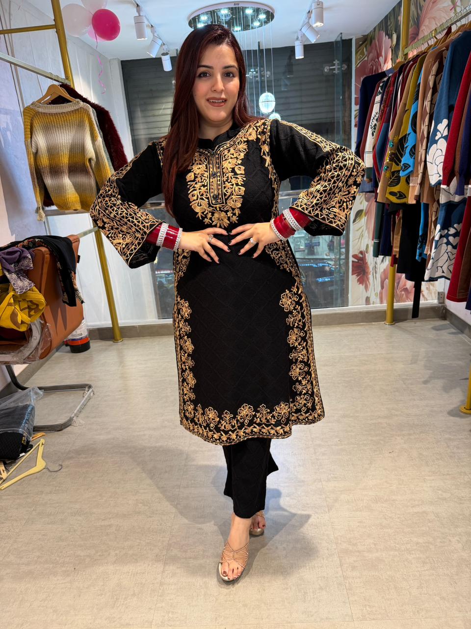 Misaki woolen cord set