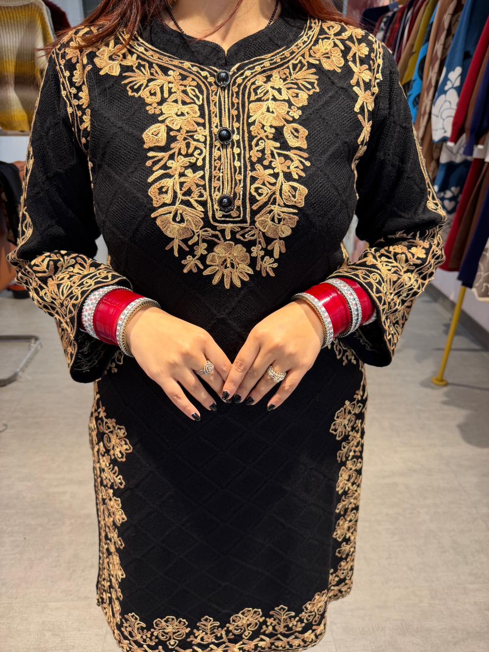 Misaki woolen cord set