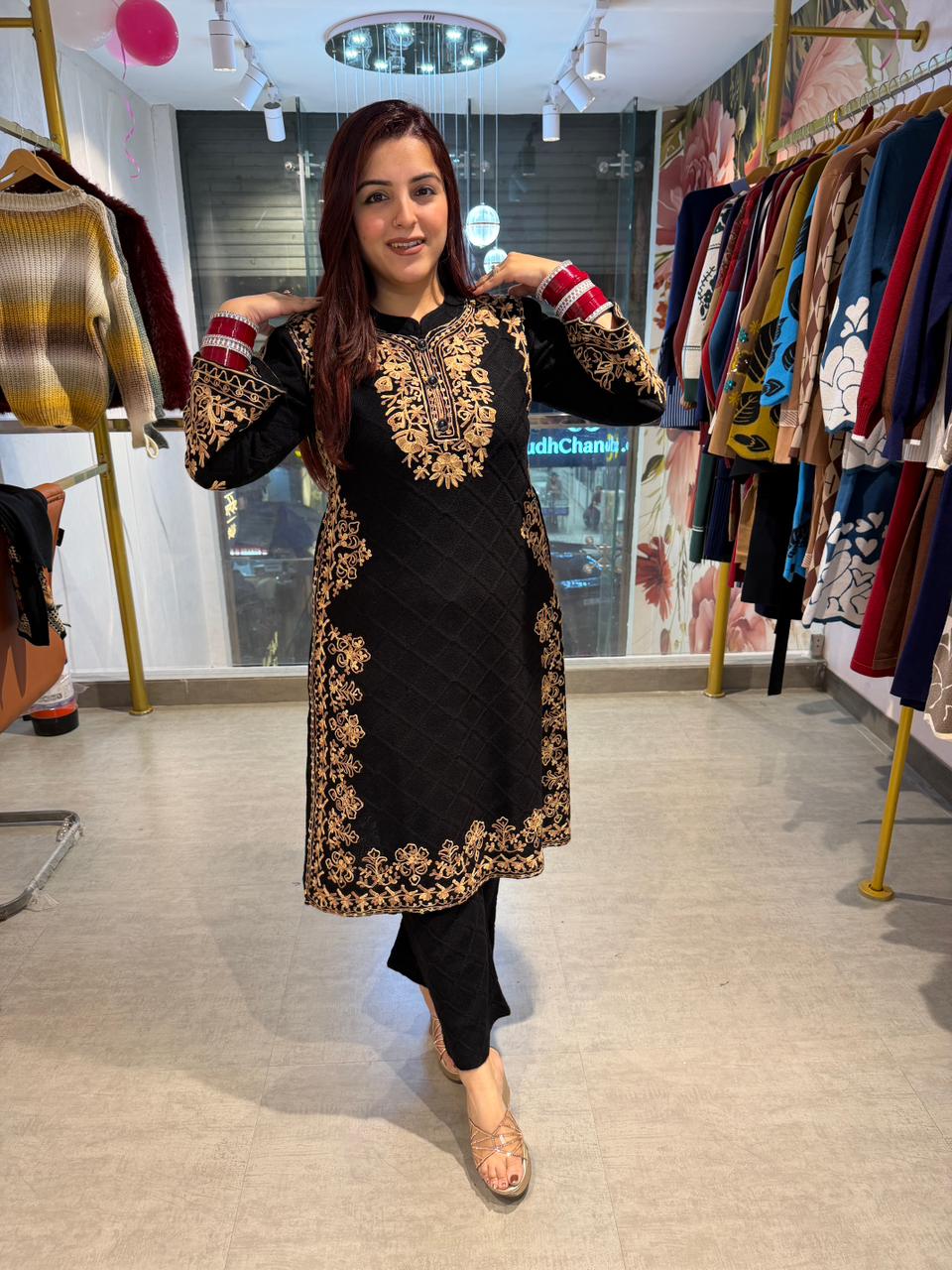 Misaki woolen cord set